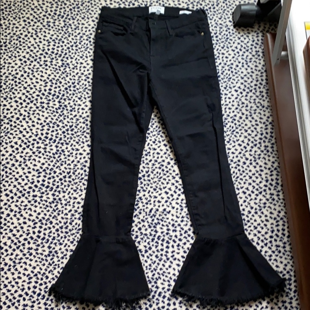 Frame Black Jeans with flared bottom size 29